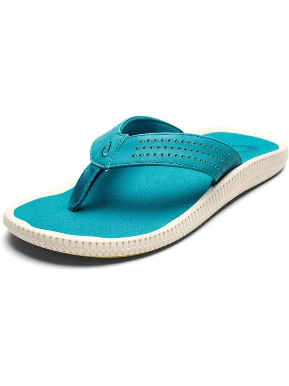 Men's Tropic Blue Resistant Flip Flops Arch Support Comfort Beach Sandal Shoes